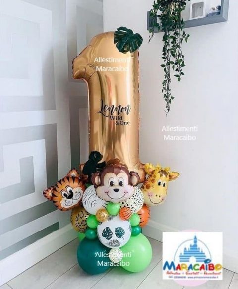 Composizione Compleanno Senza Elio - ALLESTIMENTI PALLONCINI TREVISO - Foto 8