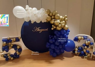 Sfondo foto allestimento per compleanni cerimonie palloncini decorazioni Ancona Macerata Marche