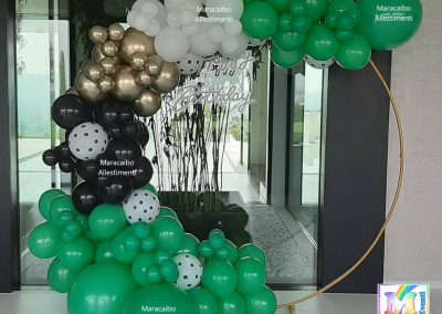 Festa tema calcio allestimento animazione palloncini gonfiabili evento compleanno bambini Osimo Castelfidardo