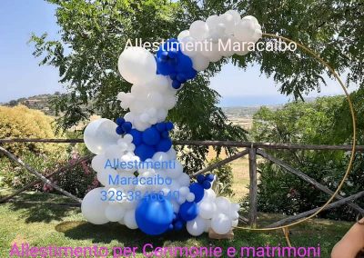 Allestimento quaranta cinquanta sessanta anni compleanno palloncini decorazioni Macerata Tolentino Corridonia San Severino