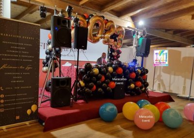 Allestimenti feste eventi organizzazione Ancona Macerata palloncini Senigallia Falconara Marotta Fano