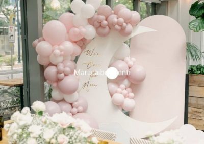 Allestimenti Baby Shower Gender Reveal palloncini composizioni sorpresa festa decorazioni Ancona Macerata Recanati