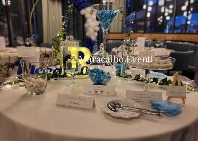 Comunione cresima backdrop sweet table Confettata confetti tavolo dolci allestimento cerimonie compleanni
