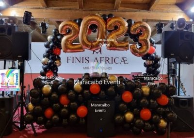 Locale Allestimento negozi aziende discoteca Finis Africae Senigallia Capodanno evento festa