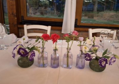 Centrotavola di fiori per feste cerimonie ed eventi Ancona Macerata Fano Fermo