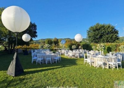 Luci per eventi feste illuminazione centrotavola decorazioni agenzia organizzazione eventi palle luminose