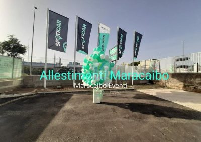 Mongolfiera centro commerciale negozi evento aziendale pubblicità negozio locale centro commerciale festa inaugurazione